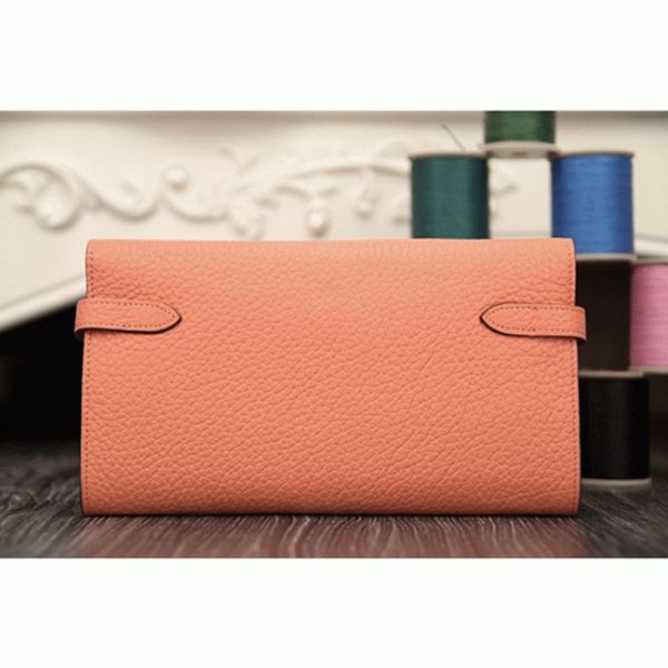 Meilleure Réplique Portefeuille Kelly Longue Hermès Crevette – Image 7