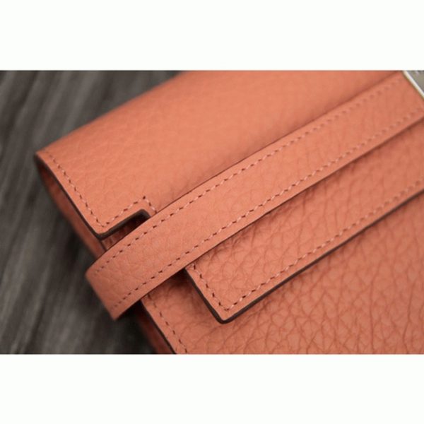 Meilleure Réplique Portefeuille Kelly Longue Hermès Crevette – Image 5