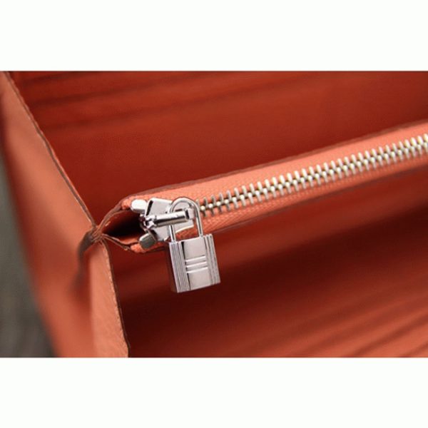 Meilleure Réplique Portefeuille Kelly Longue Hermès Crevette – Image 4