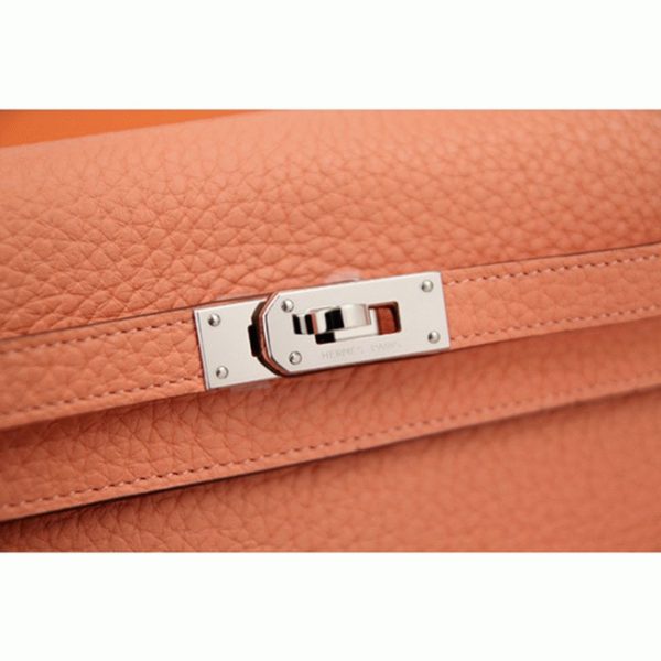 Meilleure Réplique Portefeuille Kelly Longue Hermès Crevette – Image 2