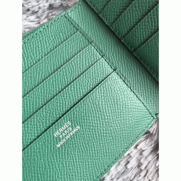 Réplique Portefeuille Compact Copernic Hermès Vert – Image 2