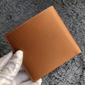 Top Réplique Portefeuille Compact Copernic Hermès Marron