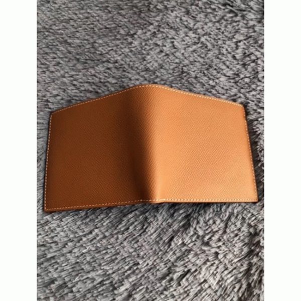 Top Réplique Portefeuille Compact Copernic Hermès Marron – Image 3