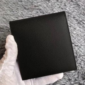 Portefeuille Compact Copernic Hermès Noir