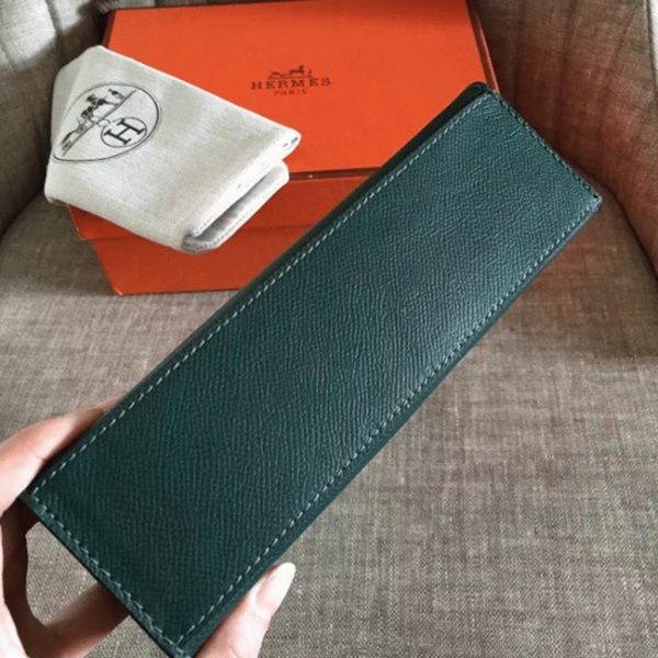 AAA Réplique Sac à main Hermès Kelly Pochette Malachite Epsom – Image 6