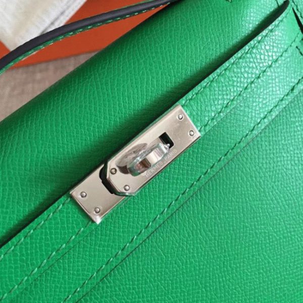 Contrefaçon Sac à main Hermès Kelly Pochette Bambou Epsom – Image 4