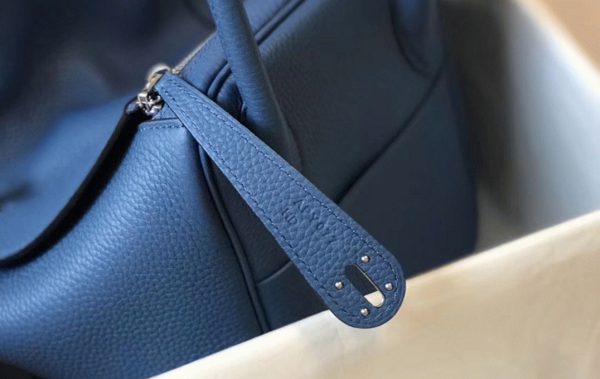 Faux Luxe Sac Lindy 26cm Hermès Agate Bleue – Image 4
