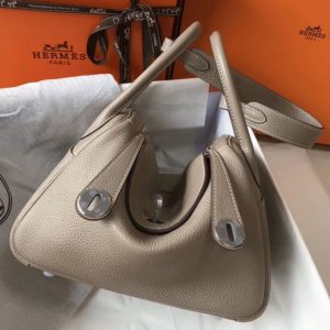 Contrefaçon Sac Lindy 26cm Hermès Gris Tourterelle