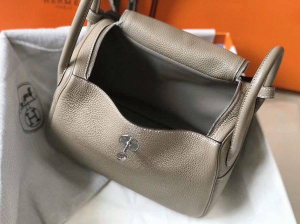 Contrefaçon Sac Lindy 26cm Hermès Gris Tourterelle – Image 2