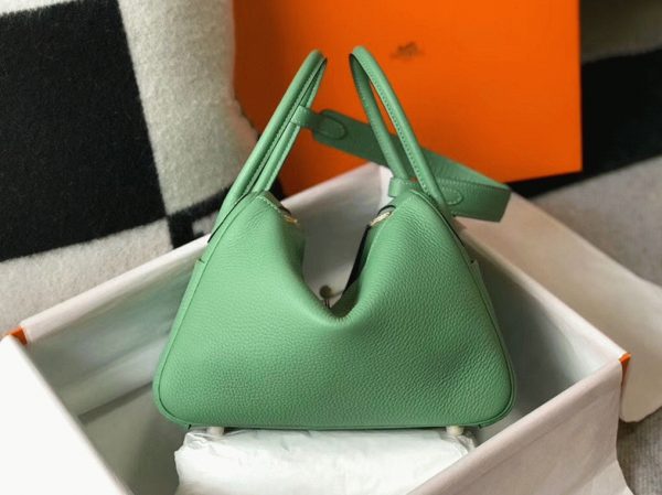 Faux Sac Lindy 26cm Hermès Vert Criquet – Image 8