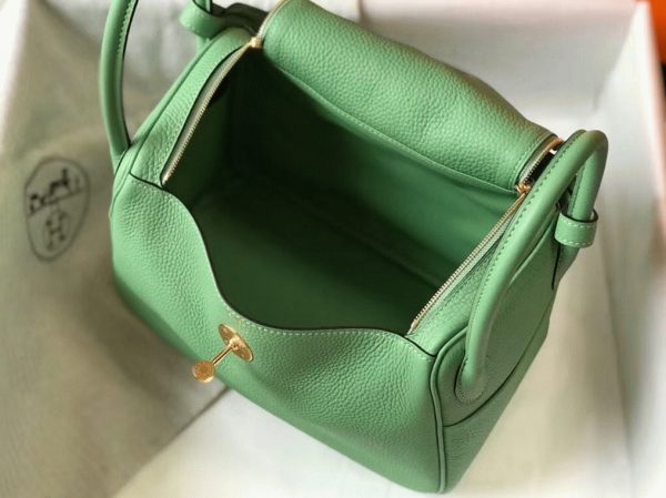 Faux Sac Lindy 26cm Hermès Vert Criquet – Image 2