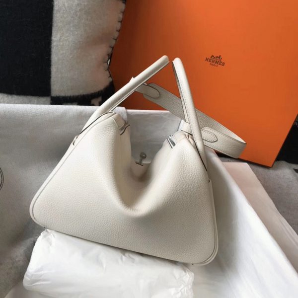 Réplique Sac Lindy 26cm Hermès Béton – Image 8
