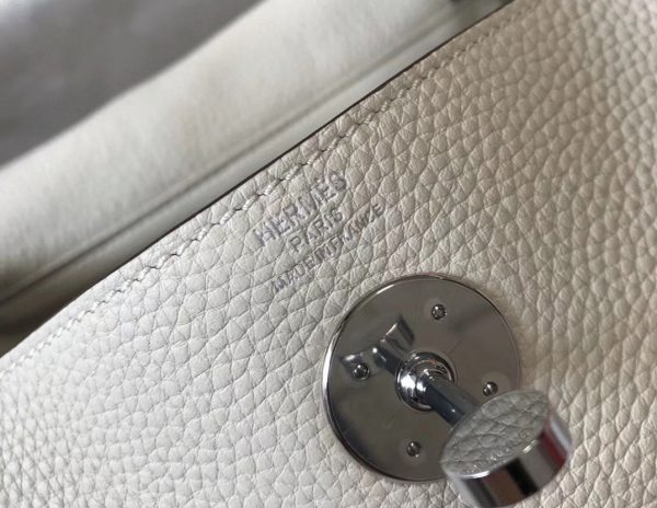 Réplique Sac Lindy 26cm Hermès Béton – Image 4
