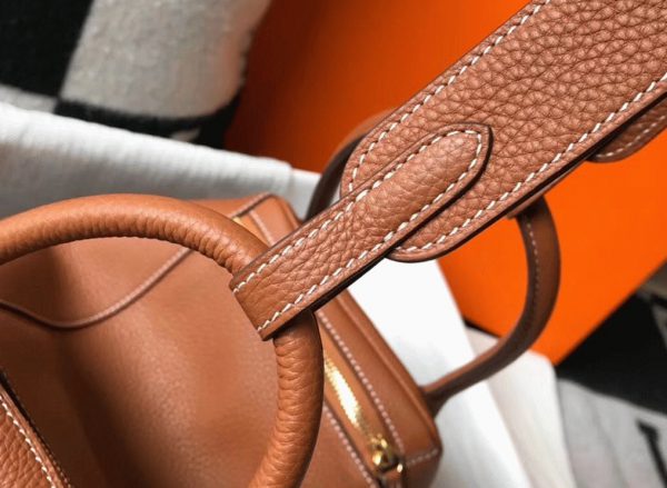 Réplique Luxe Sac Lindy 26cm Hermès Or – Image 7