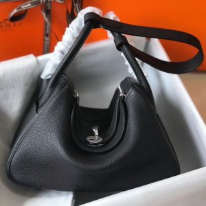 Réplique Designer Sac Lindy 26cm Hermès Noir