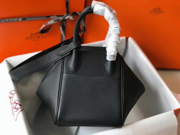Réplique Designer Sac Lindy 26cm Hermès Noir – Image 6