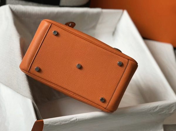 Copie Sac Lindy 26cm Hermès Orange – Image 7