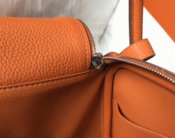 Copie Sac Lindy 26cm Hermès Orange – Image 3