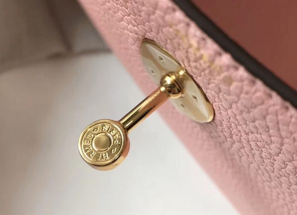 Réplique Sac Lindy 26cm Hermès Rose – Image 4