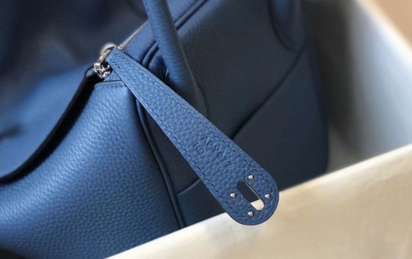 Copie Sac Lindy 30cm Hermès Agate Bleue – Image 5