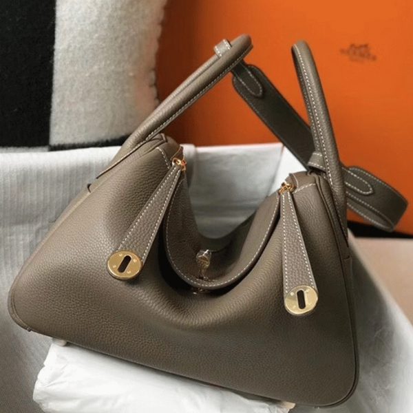 Réplique Sac Lindy 30cm Hermès Taupe