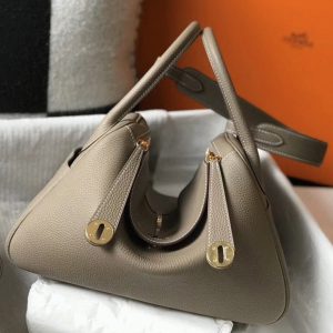 Contrefaçon Sac Lindy 30cm Hermès Gris Tourterelle