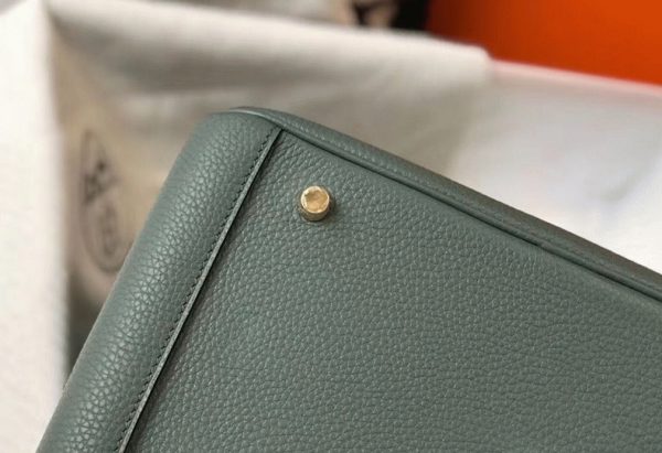 Faux Sac Lindy 30cm Hermès Vert Amande – Image 2