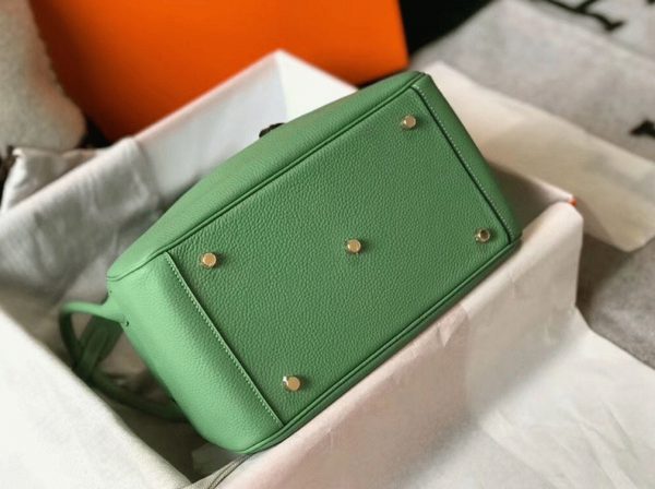 Réplique Sac Lindy 30cm Hermès Vert Criquet – Image 7