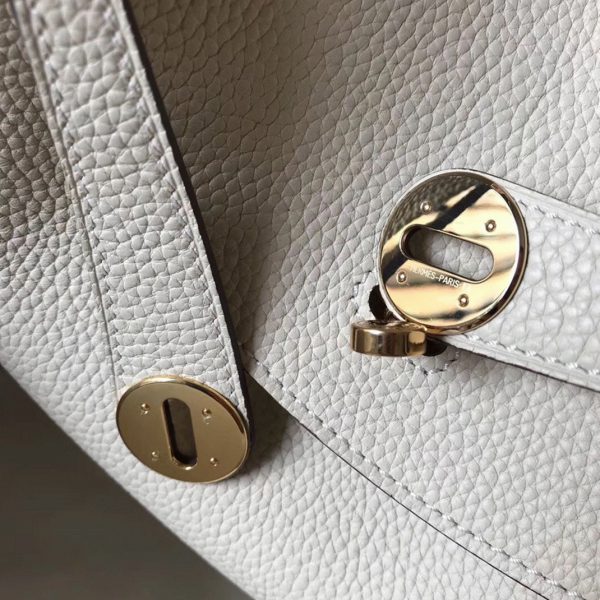 Faux Sac Lindy 30cm Hermès Béton – Image 4