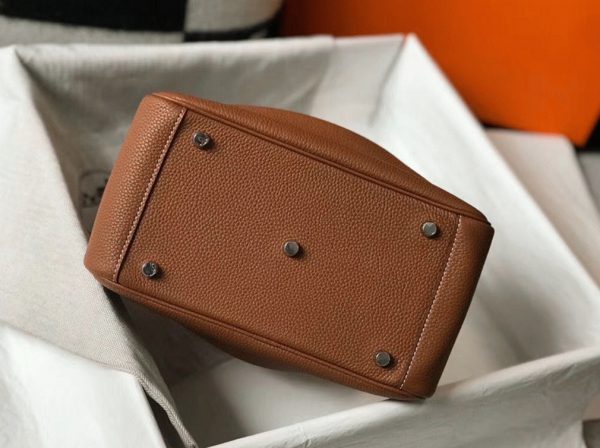 Réplique Designer Sac Lindy 30cm Hermès Or – Image 7