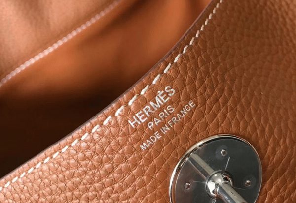 Réplique Designer Sac Lindy 30cm Hermès Or – Image 3