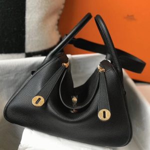 Faux Sac Designer Lindy 30cm Hermès Noir
