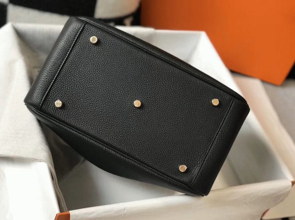 Faux Sac Designer Lindy 30cm Hermès Noir – Image 7