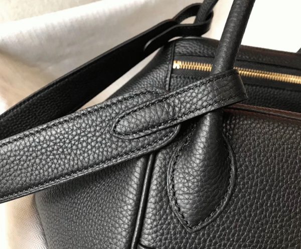 Faux Sac Designer Lindy 30cm Hermès Noir – Image 6