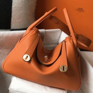 Top Réplique Sac Lindy 30cm Hermès Orange