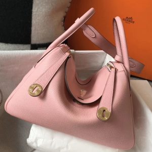 Contrefaçon Sac Lindy 30cm Hermès Rose