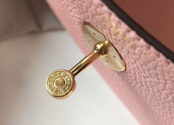 Contrefaçon Sac Lindy 30cm Hermès Rose – Image 4