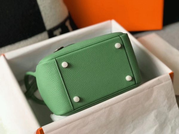 Contrefaçon Sac Lindy Mini Hermès Vert Criquet – Image 3