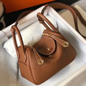 Top Réplique Sac Lindy Mini Hermès Or