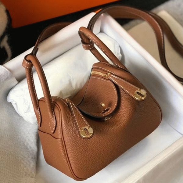 Top Réplique Sac Lindy Mini Hermès Or