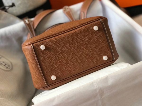 Top Réplique Sac Lindy Mini Hermès Or – Image 7