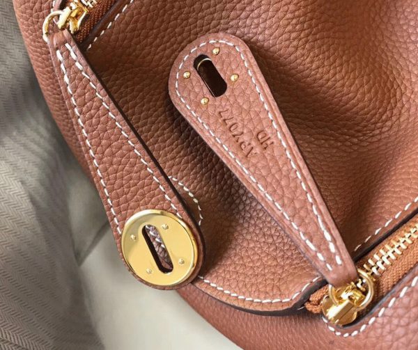Top Réplique Sac Lindy Mini Hermès Or – Image 4