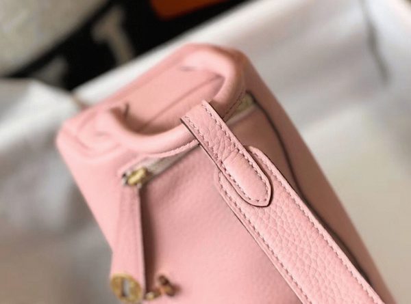 Top Réplique Sac Lindy Mini Hermès Rose – Image 5