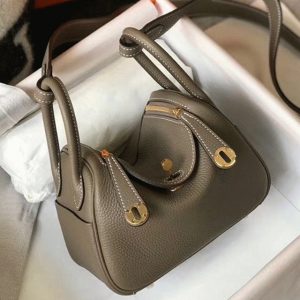 Réplique Sac Lindy Mini Hermès Taupe