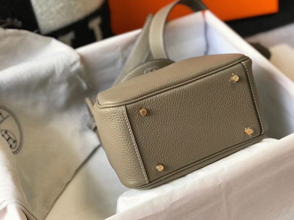 Réplique Luxe Sac Lindy Mini Hermès Tourterelle – Image 7