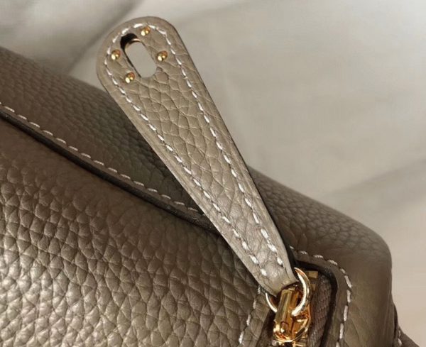 Réplique Luxe Sac Lindy Mini Hermès Tourterelle – Image 2