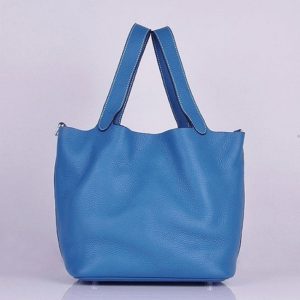 Réplique Hermès Picotin Lock Sac à Main Bleu