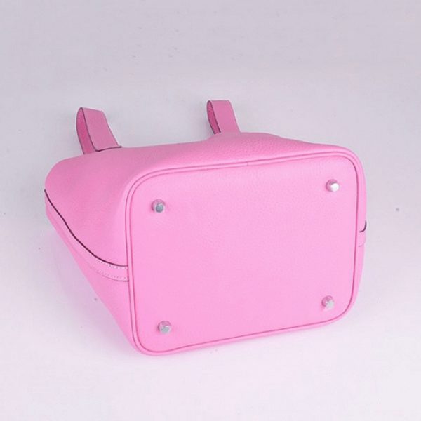 Réplique de Créateur Hermès Picotin Lock Sac à Main Rose – Image 5
