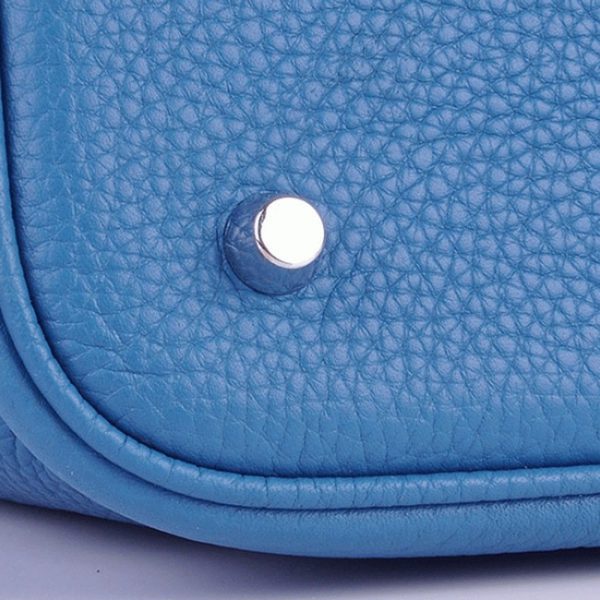 Réplique Hermès Picotin Lock Sac à Main Bleu – Image 3