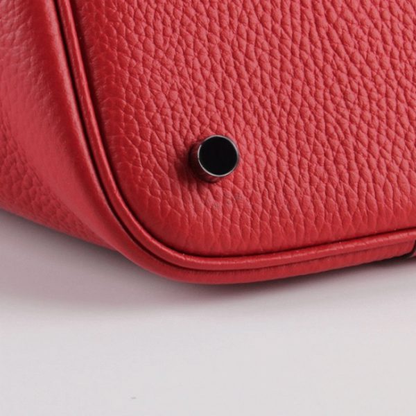 Réplique Hermès Picotin Lock Sac à Main Rouge – Image 4